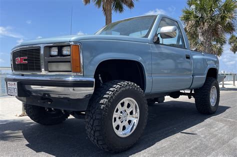 No Reserve 1989 GMC K1500 Sierra SLE Pickup 4x4 For Sale On BaT