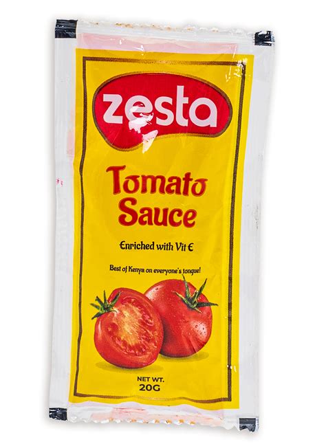 Zesta Tomato Sauce 20g Sachet Raisons Distributors Ltd