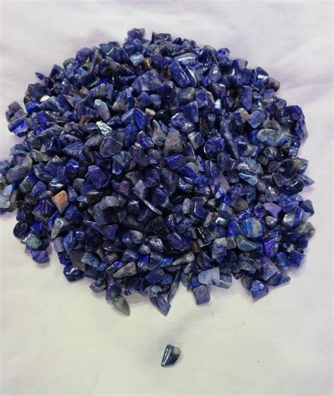 Blue Sodalite Stone Chips For Healing 010g At Best Price In Anand