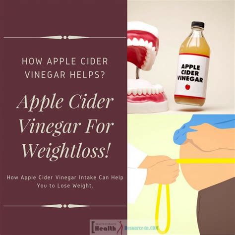 How Apple Cider Vinegar Intake Can Help You To Lose Weight