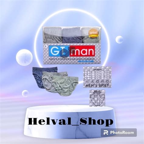 Jual Celana Dalam Pria GT Man GMX 3Pcs M L XL Shopee Indonesia