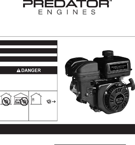 Predator 212 Engine Owner S Manual Pdf View Download