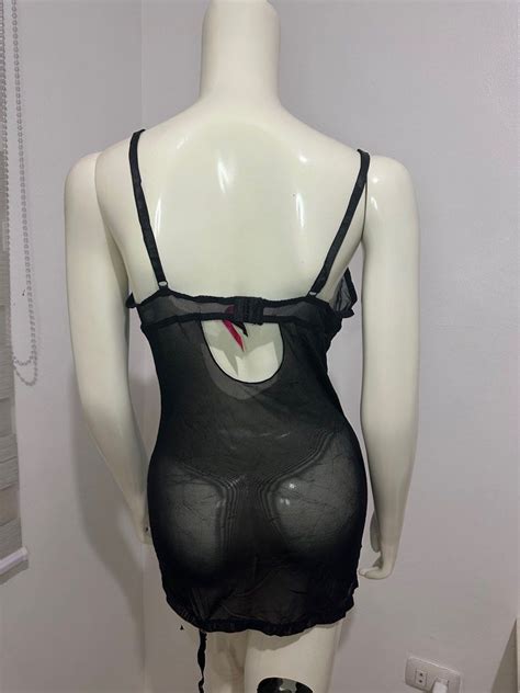 Sexy Til Midnight Lingerie Intimates Night Gown Sleepwear Xl On Tag With Underwire Bacon Na Mga