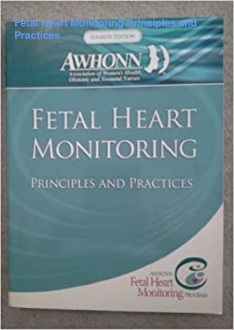 ⚡ Pdf ⚡download Fetal Heart Monitoring Principles And Practices