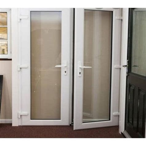 Toughened Glass Lever Handle Upvc Hinged Door Door Location Exterior