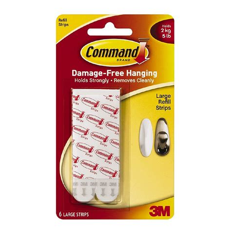 Command Mounting Strips 6pk Large The Warehouse