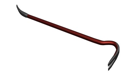 Free 3D Red Crowbar Model TurboSquid 2342802