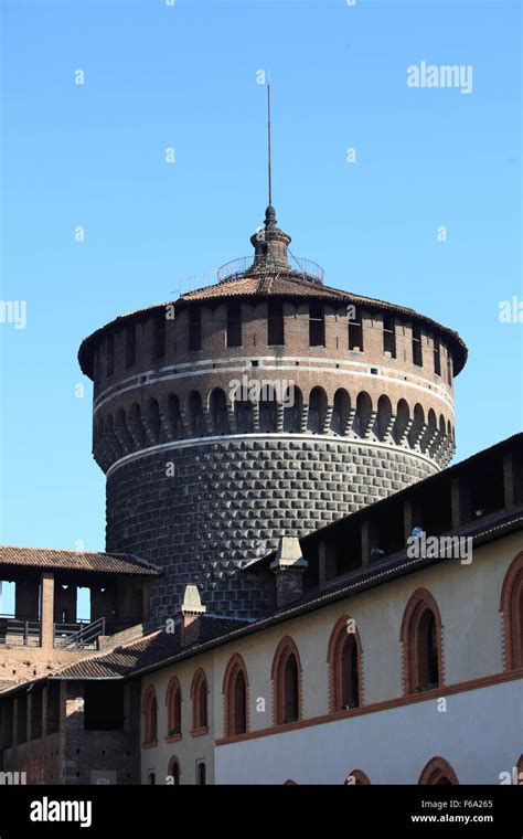 Sforza Castle Milan Stock Photo - Alamy