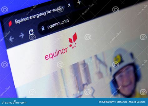 Equinor Energy Company Logo Editorial Stock Image Image Of Cellphone