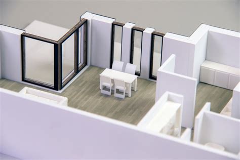 Demountable House Scale Model Architectural Scale Models