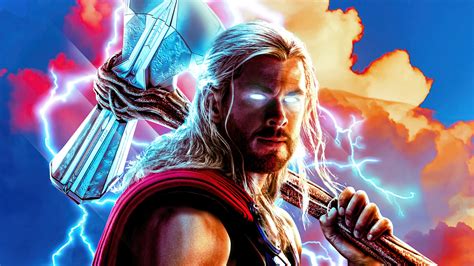 Thor Con Hacha Y Ojos Brillantes Fondo De Pantalla K Hd Id