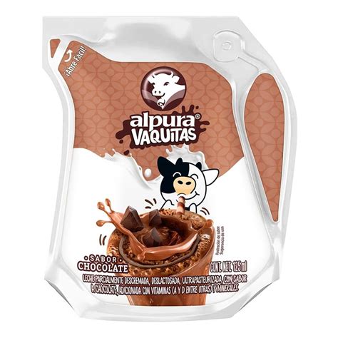 Leche Alpura Vaquitas Sabor Chocolate Ml Walmart