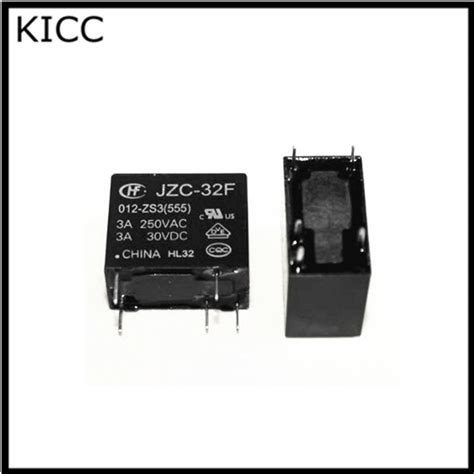 10Pcs Relay JZC 32F 012 ZS3 HF32F 012 ZS3 DIP5 3A 12v Relays AliExpress