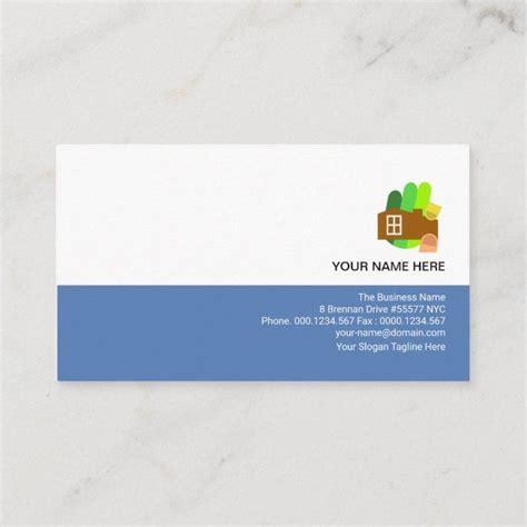 Colorful Construction Symbols Motif Builder Business Card | Zazzle ...