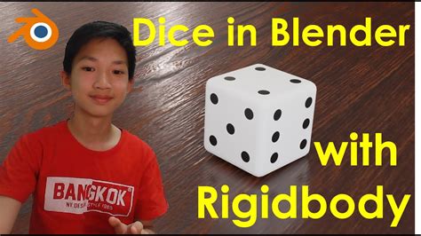 How To Make A Dice In Blender With Rigidbody YouTube