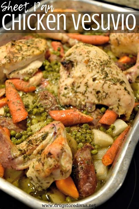 Easy Sheet Pan Chicken Vesuvio Recipe Drugstore Divas