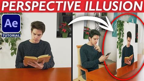 D Picture Perspective Illusion After Effects Vfx Tutorial Youtube