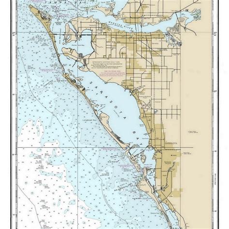 Lido Key Florida Map - Etsy