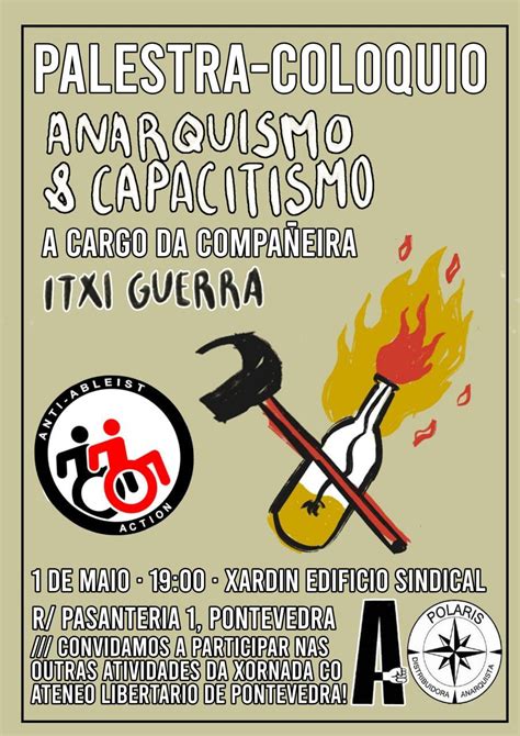 Palestra Coloquio Anarquismo E Capacitismo A Cargo De Itxi Guerra