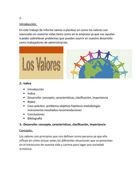 Valores Borrador Completo 1 Introducción En este trabajo de