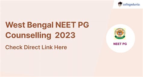 West Bengal NEET PG Counselling 2023 Round 1 Seat Allotment Result