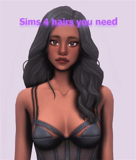 Sims 4 hairs you NEED | Cler on Patreon in 2022 | Sims hair, Sims 4 ...