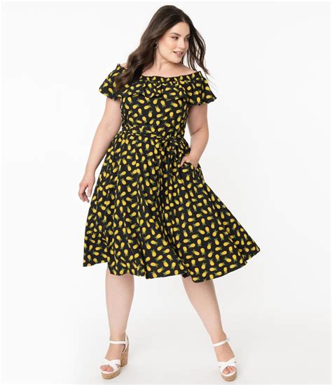 Plus Size Swing Dresses Unique Vintage