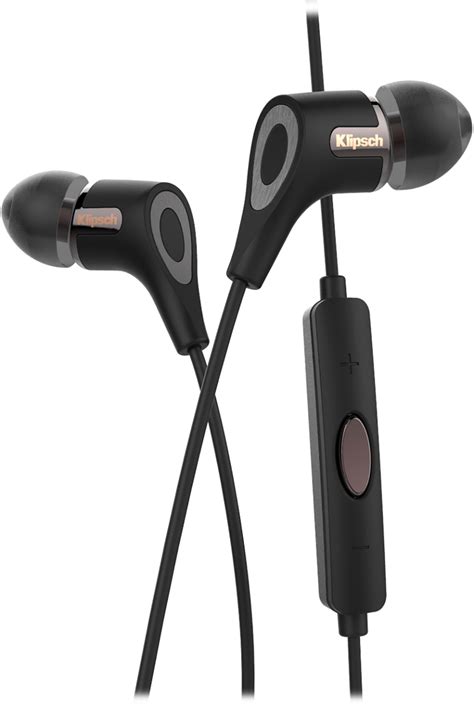 Best Buy Klipsch Reference R6i II Wired In Ear Headphones Black 1063042