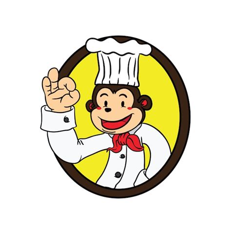 Premium Vector Chef Monkey