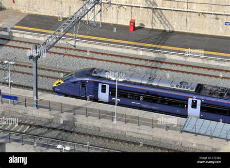 Part Of The High Speed 1 Channel Tunnel Rail Link With Southeastern