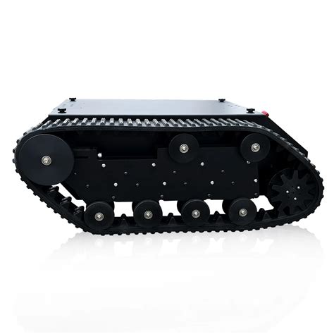 Tins 8 Off Road Ground Unmanned Delivery Robotic Vehicle Crawler Robots Chassis Rubber Tracked