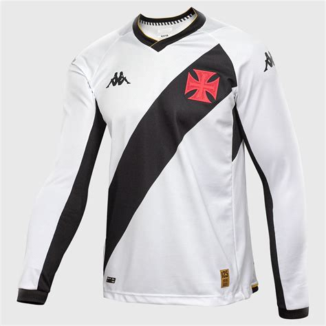 Camisa Manga Longa Vasco Oficial Ii 2023 Kappa Masculina