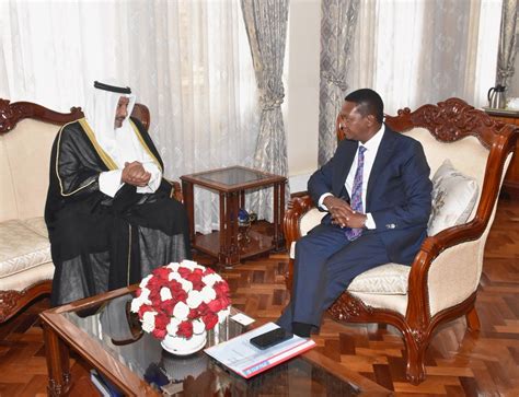 Dr Alfred N Mutua On Twitter In My Meeting With Kuwait Amb H E