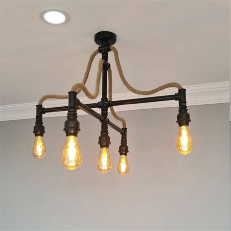 Industrial Chandelier - Etsy