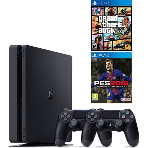 Hepsiburada Sony Ps4 Pro 1Tb Oyun Konsolu 2 Ps4 Kol Ps4 Pes 19