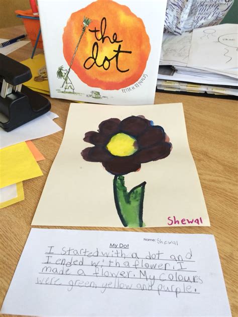 Art Activity Using The Dot By Peter H Reynolds Children Listened To