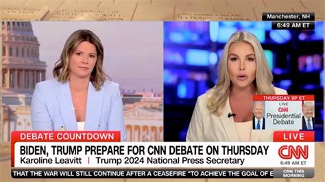 Upset CNN host cuts off Trump spokeswoman for criticizing network debate moderators: 'I'm going ...