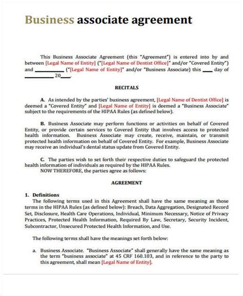 13 Business Agreement Templates Word Pdf