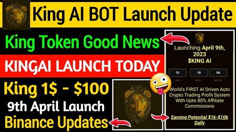 King Ai Launch Update The King Life Token Updates The King