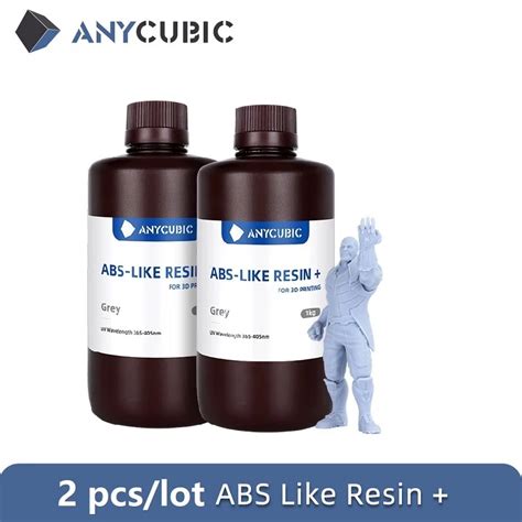 ANYCUBIC Resina Fotopol Mero Padr O 3D ABS Like Plus Cura UV Alta