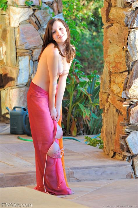 Cute Bikini Shows Her Perky Natural Breasts