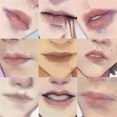 Shading Drawing Lip Drawing Anime Poses Reference Art Reference