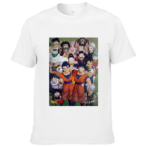 Camiseta Masculina Personagens Dragon Ball Anime No Shoptime