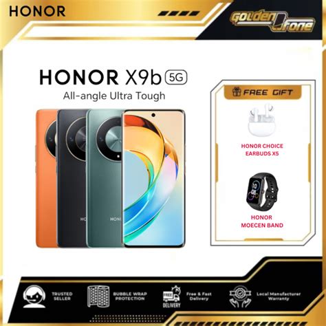 Honor X9B 5G 256GB ROM 12GB RAM 2 Years Honor Malaysia Warranty