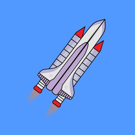 Premium Vector | Rocket illustration, rocket kids illustration icon ...