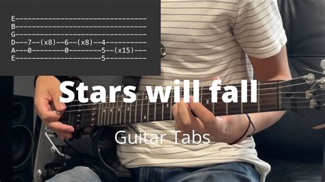 Stars Will Fall By Duster Guitar Tabs Youtube