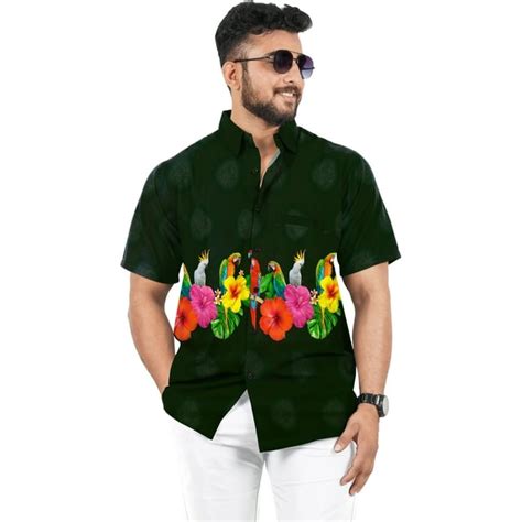 Happy Bay Mens Hawaiian Shirts Short Sleeve Button Down Shirt Mens