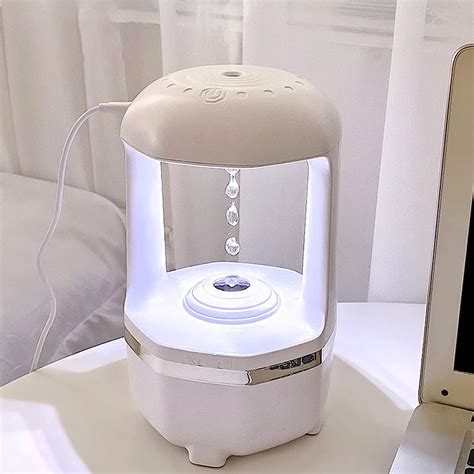 Anti Gravity Water Droplet Humidifier Bedroom Office Desktop Smog Visible Usb