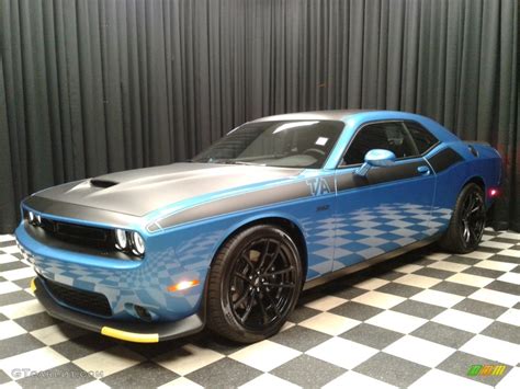 B Blue Pearl Dodge Challenger T A Photo