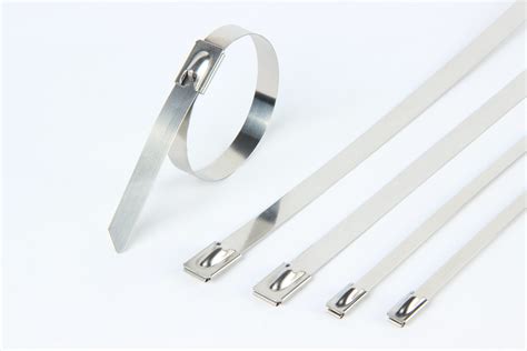 Ul Listed Ball Lock Stainless Steel Cable Tie China Full Coated